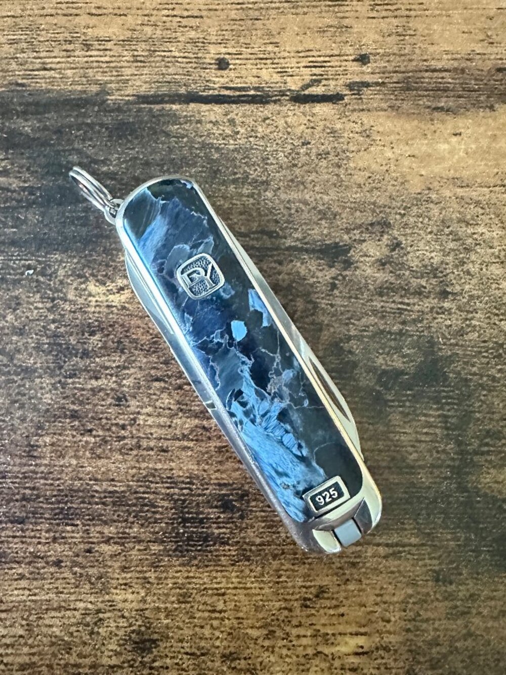 David Yurman Streamline Inlay Swiss Army Knife w/ Pietersite